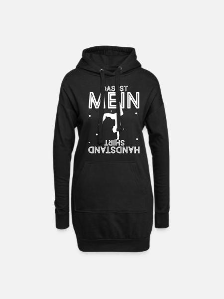 Turnen Gymnsatik Handstand Trainer Sportverein Tur - Hoodie-Kleid - Schwarz