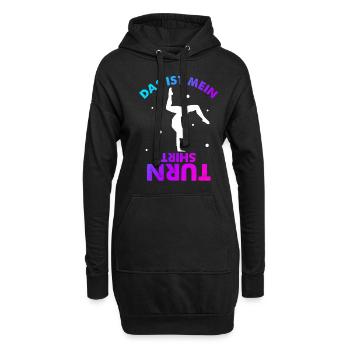 Turnen Gymnsatik Handstand Trainer Sportverein Tur - Hoodie-Kleid - Schwarz - Vorne