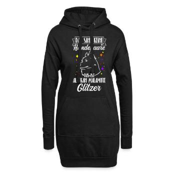 Alaskan Malamute Hundebesitzer Hund Hundeliebhaber - Hoodie-Kleid - Schwarz - Vorne