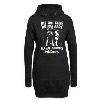 Alaskan Malamute Hundebesitzer Hund Hundeliebhaber - Hoodie-Kleid - Schwarz - Vorne