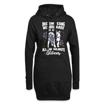 Alaskan Malamute Hundebesitzer Hund Geschenk Hunde - Hoodie-Kleid - Schwarz - Vorne