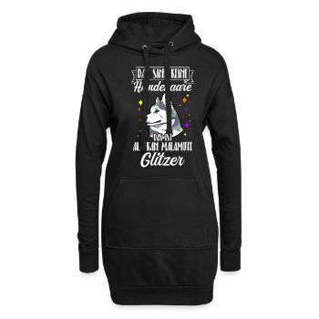 Alaskan Malamute Hundebesitzer Hund Gassi Geher Hu - Hoodie-Kleid - Schwarz - Vorne