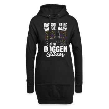 Grand Danois Chien Fan Chien Propriétaire Chien Chien Amour - Sweat-shirt à capuche long Femme - noir - Devant