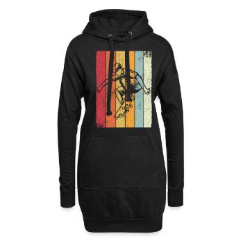 Skateboard Skateboarding Skater Vintage Boarder Sk - Hoodie Dress - black - Front