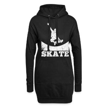 Skateboard Skateboarding Skater Vintage Boarder Sk - Hoodie Dress - black - Front