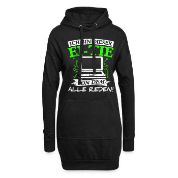 IT Computer PC Beruf Abreit Computer Fan Spruch IT - Hoodie-Kleid - Schwarz - Vorne