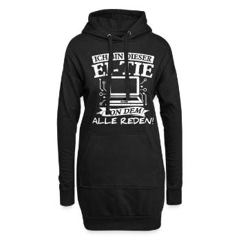 IT Computer PC Beruf Abreit Computer Fan Spruch IT - Hoodie-Kleid - Schwarz - Vorne