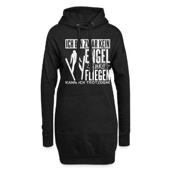 Saut à ski Compétition de vol à ski Sports d’hiver Skisp - Sweat-shirt à capuche long Femme - noir - Devant
