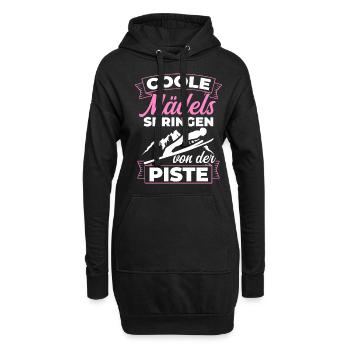 Saut à ski Compétition de vol à ski Sports d’hiver Skisp - Sweat-shirt à capuche long Femme - noir - Devant