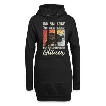That's not dog hair, that's Bernese Sennenhu - Hoodie Dress - black - Front
