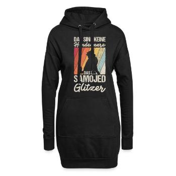 Samoyède Chien Chien Fan Chien Propriétaire Chien Chien Chien Chien - Sweat-shirt à capuche long Femme - noir - Devant