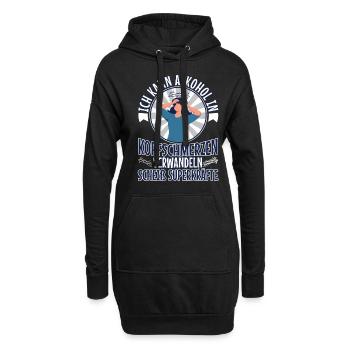 Transformez l’alcool en casse-tête - Sweat-shirt à capuche long Femme - noir - Devant