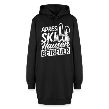 APRÉS SKI Bunnies Betruer Skiing Ski Snowboard - Sweat-shirt à capuche long Femme - noir - Devant