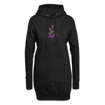 Thrive Vitality Chardon Guérison - Sweat-shirt à capuche long Femme - noir - Devant