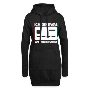 Ich Ziehe Was Was Du Nicht Ziehst Kredit Karte Ges - Hoodie-Kleid - Schwarz - Vorne