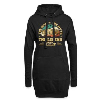 Légendaire depuis novembre 2020 Millésime 2020 Novembe - Sweat-shirt à capuche long Femme - noir - Devant