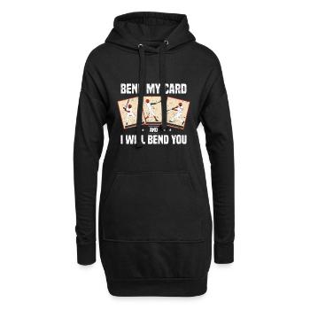 Sammelkarten | Kartenspiele Karte Sammler Geschenk - Hoodie-Kleid - Schwarz - Vorne
