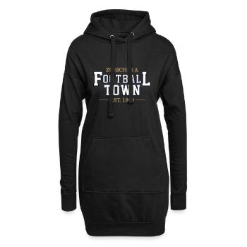 Züri - Sweat-shirt à capuche long Femme - noir - Devant