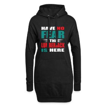 N’ayez pas peur le bûcheron est là Tenue - Sweat-shirt à capuche long Femme - noir - Devant