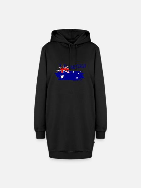 Australien Australia - Hoodie-Kleid - Schwarz