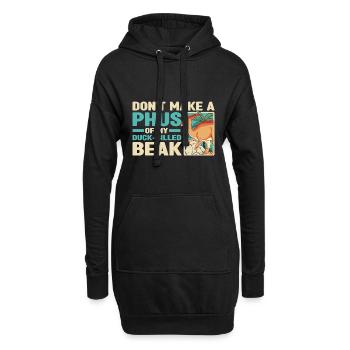 Dinosaurier Geschenke | Dino Kinder Geburtstage - Hoodie-Kleid - Schwarz - Vorne