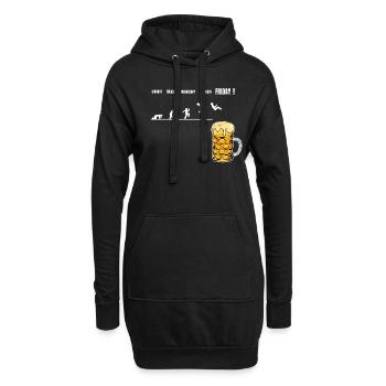 Dictons de bière drôles pour les buveurs de bière Amateurs de bière F - Sweat-shirt à capuche long Femme - noir - Devant