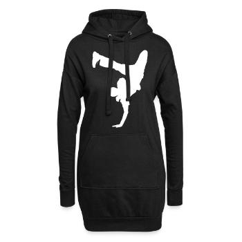 Breakdancer Handstand Gift Kids Breakdancing - Hoodie Dress - black - Front