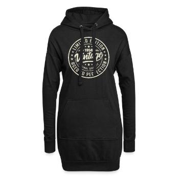 Jahrgang 1958 Geschenk 1958 Retro Geburtstag 1958 - Hoodie-Kleid - Schwarz - Vorne