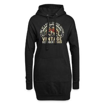 Anniversaire octobre 2009 - Born in October 2009 - Hoodie Dress - black - Front