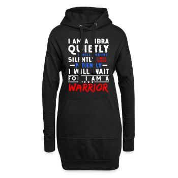 Waage Horoskop Geburtsdatum Stern - Hoodie-Kleid - Schwarz - Vorne