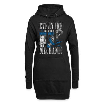 Automobile Artisan Maître Moteur - Sweat-shirt à capuche long Femme - noir - Devant