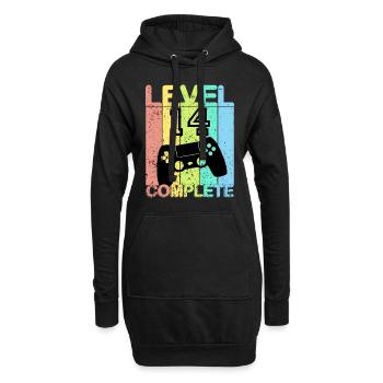 14 anniversaire - Cadeau pour 14 ans - Sweat-shirt à capuche long Femme - noir - Devant
