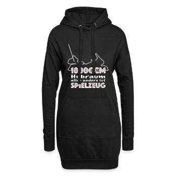 1800 ccm alles andere ist Spielzeug Goldwing - Hoodie-Kleid - Schwarz - Vorne
