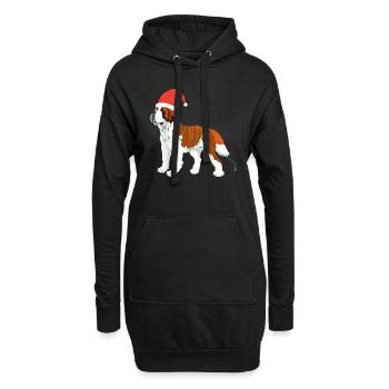 Noël - Sweat-shirt à capuche long Femme - noir - Devant