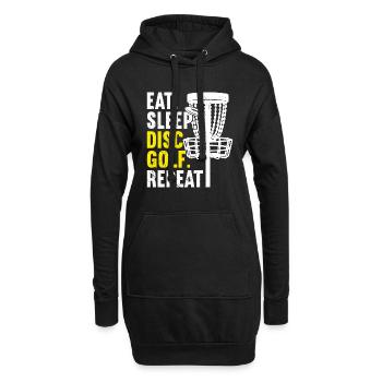 DIsc Golf Disc Golfing - Hoodie Dress - black - Front