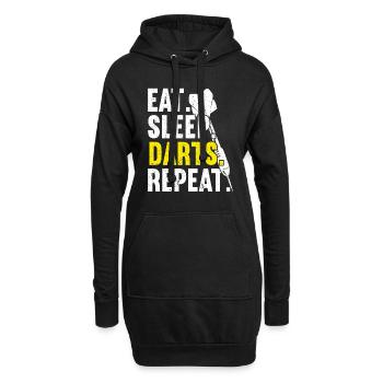 Dart Darts Dart Club - Sweat-shirt à capuche long Femme - noir - Devant