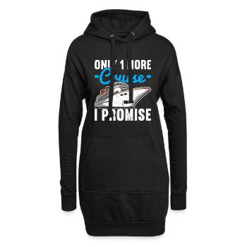 Croisière Croisière Vacances Croisière en famille - Sweat-shirt à capuche long Femme - noir - Devant
