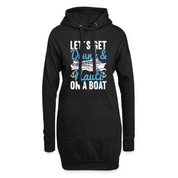 Croisière Croisière Vacances Croisière en famille - Sweat-shirt à capuche long Femme - noir - Devant