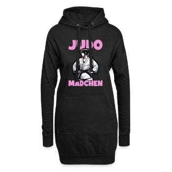 Judo Mädchen Judo Geschenk Judoka - Hoodie-Kleid - Schwarz - Vorne