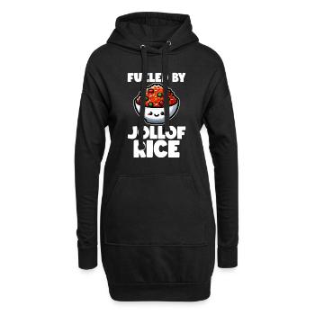 Jollof Reis - Hoodie-Kleid - Schwarz - Vorne