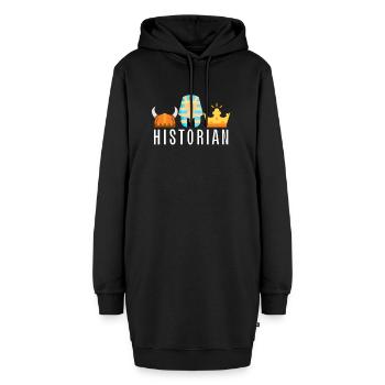 Historien de recherche Conservateur de musée et archiviste - Sweat-shirt à capuche long Femme - noir - Devant