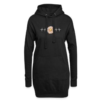 Oyster Shuck Shucking Seafood And Clam Digger - Hoodie-Kleid - Schwarz - Vorne