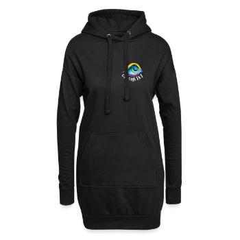 Ophtalmologiste Optométriste Optométrie et Opticien - Sweat-shirt à capuche long Femme - noir - Devant