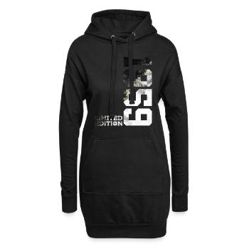 67E ANNIVERSAIRE ÉDITION LIMITÉE 1959 - Sweat-shirt à capuche long Femme - noir - Devant