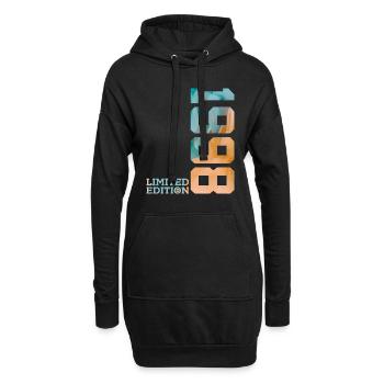 28. GEBURTSTAG LIMITED EDITION 1998 - Hoodie-Kleid - Schwarz - Vorne