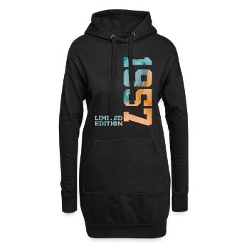 69E ANNIVERSAIRE ÉDITION LIMITÉE 1957 - Sweat-shirt à capuche long Femme - noir - Devant
