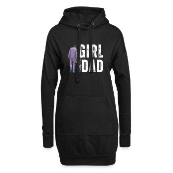 Protective Girl Dad, Dating My Daughter - Hoodie-Kleid - Schwarz - Vorne