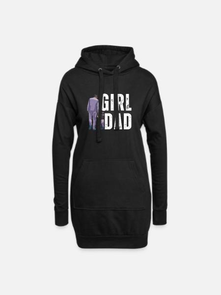 Protective Girl Dad, Dating My Daughter - Hoodie-Kleid - Schwarz