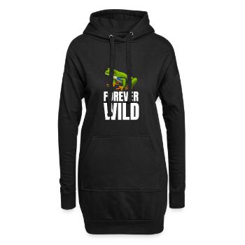 Agalychnis Callidryas Red Eyed Tree Frog - Hoodie-Kleid - Schwarz - Vorne