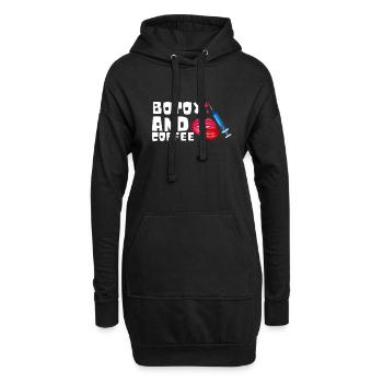 Chirurgie plastique Botox et injecteur d’infirmière esthétique - Sweat-shirt à capuche long Femme - noir - Devant